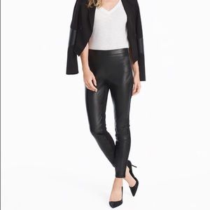 White House Black Market Faux leather pants